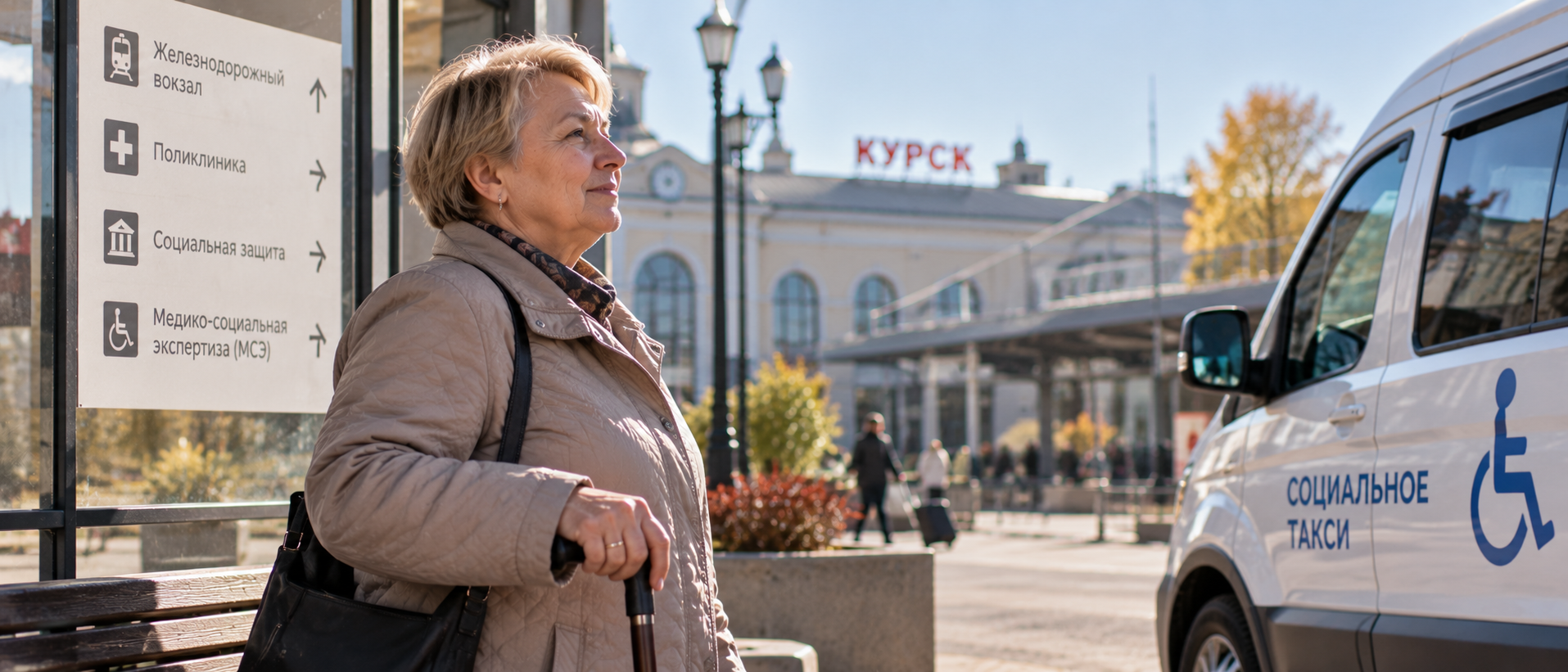 Социальное такси Курского района Курской области