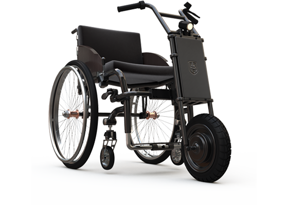 Электроприставка для инвалидной коляски UNAwheel Maxi 12
