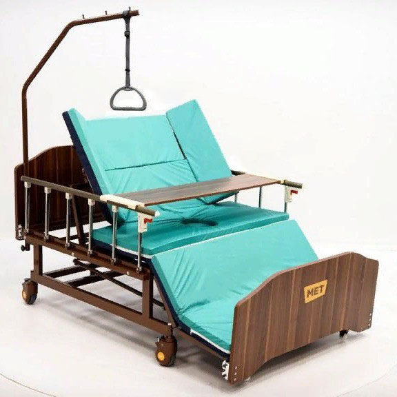 Кровать механическая с переворотом, т/у, матрасом и со столиком BLY-1 (REMEKS XL) (120см)
